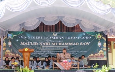 SMA NEGERI 1 KASIMAN MEMPERINGATI MAULUD NABI